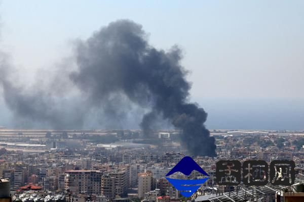 Smoke rises in Beirut